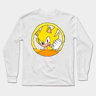 super sonic pixel Long Sleeve T-Shirt